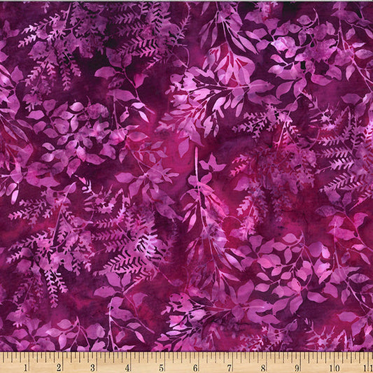 Sonoma Bali Batik Leafy Branches Cotton 44"/45" Fabric Per Yard