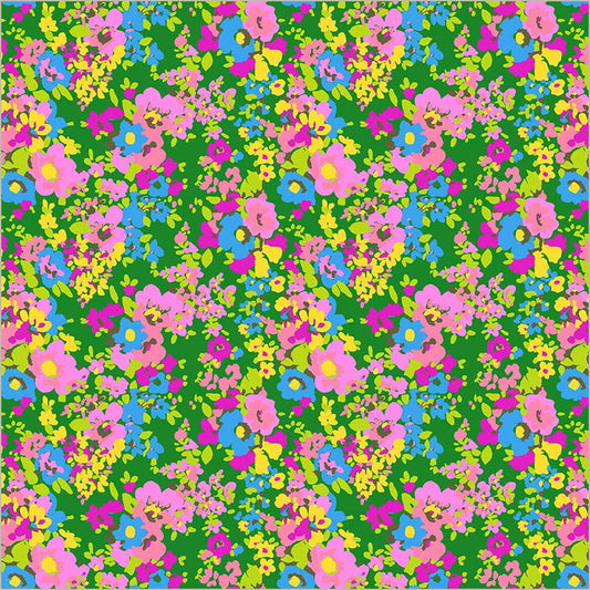 Sweet Talk Leann Grass Cotton 44”/45” Fabric Per Yard