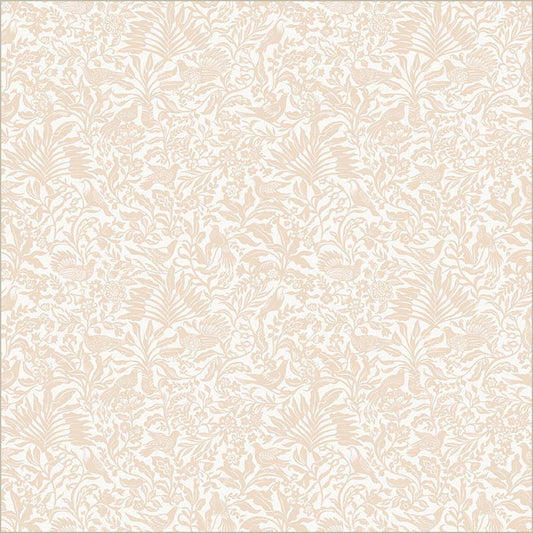 Tapestry Aviary Ivory Cotton 43”/44” Fabric Per Yard