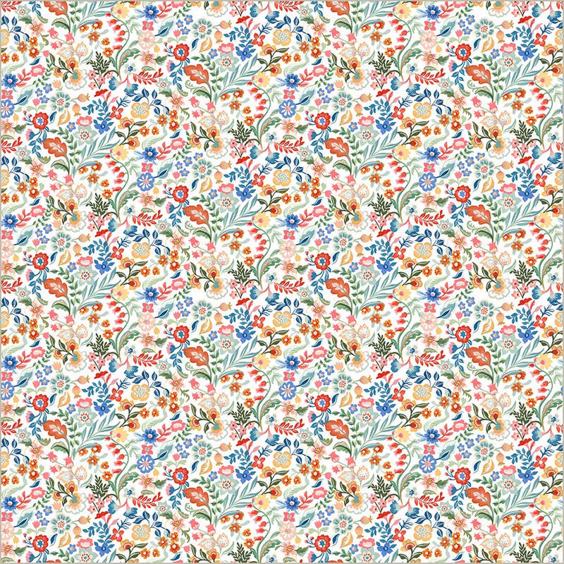 Tapestry Delicate Mist Cotton 43”/44” Fabric Per Yard