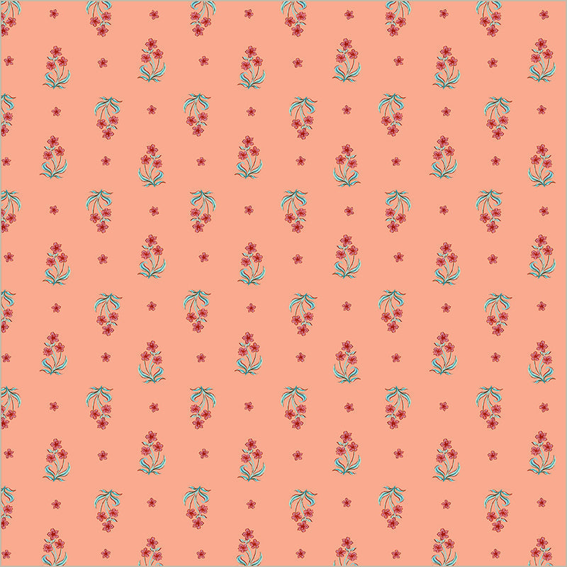 Tapestry Posy Petal Cotton 43”/44” Fabric Per Yard