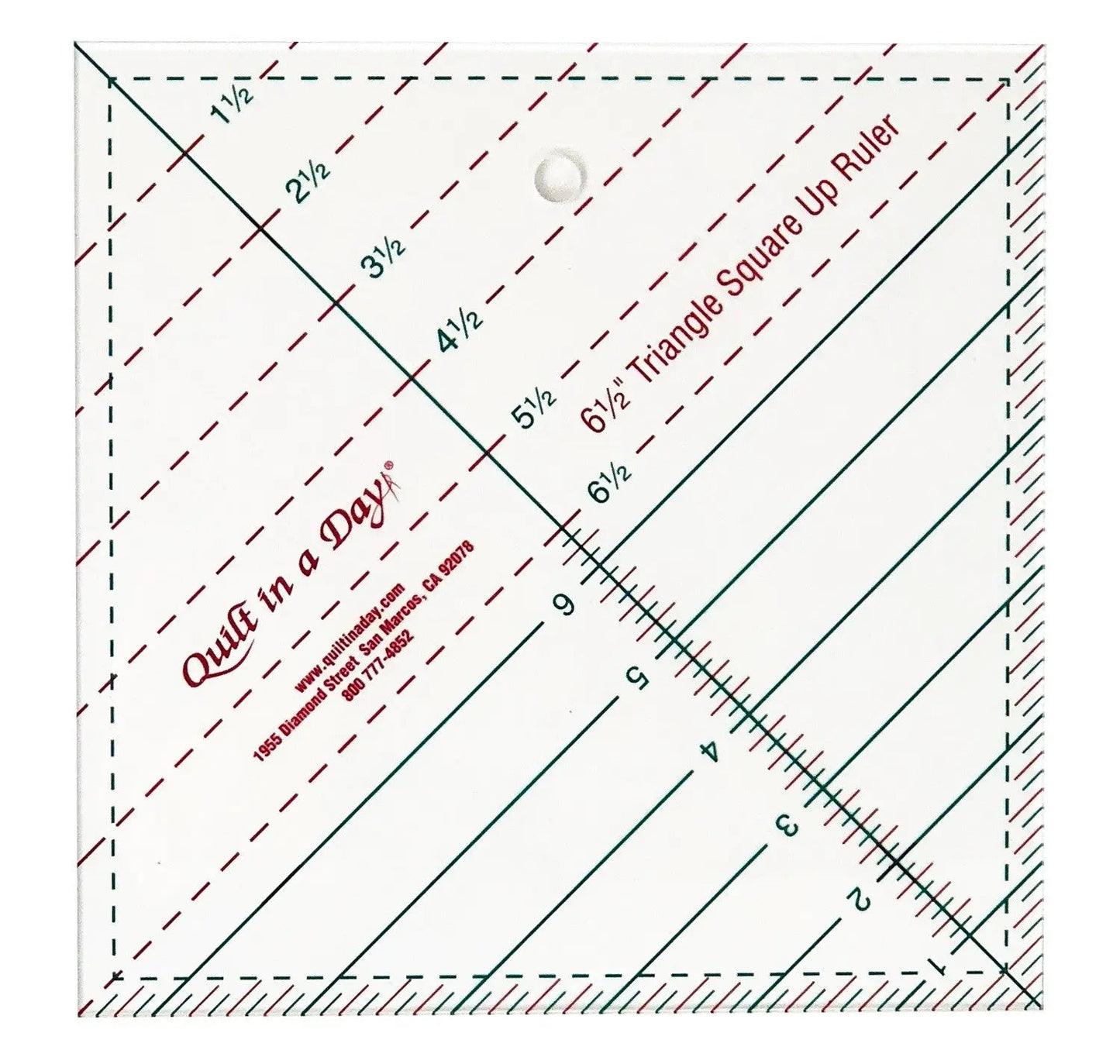 Triangle Square Up Ruler 6-1/2in