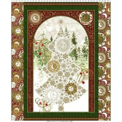 Winter Solstice II Panel 44"/45" Fabric Per Yard