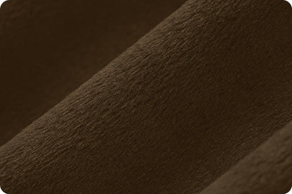 Brown Cuddle 3 58/60" Solid Minky Fabric Per Yard