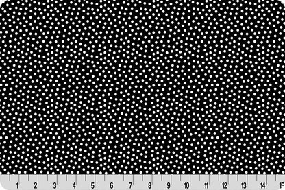 Barely Basics Lots a Dots Quilting Cuddle Black Fabric Per Yard